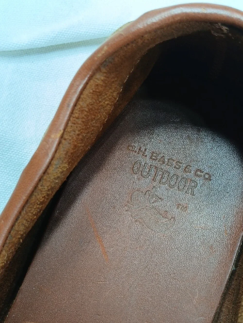 G.H. Bass Men's brown Leather Boat Shoes
